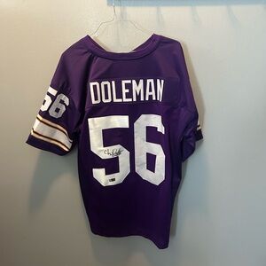 HOF Chris Doleman. Minnesota Vikings autographed jersey.
